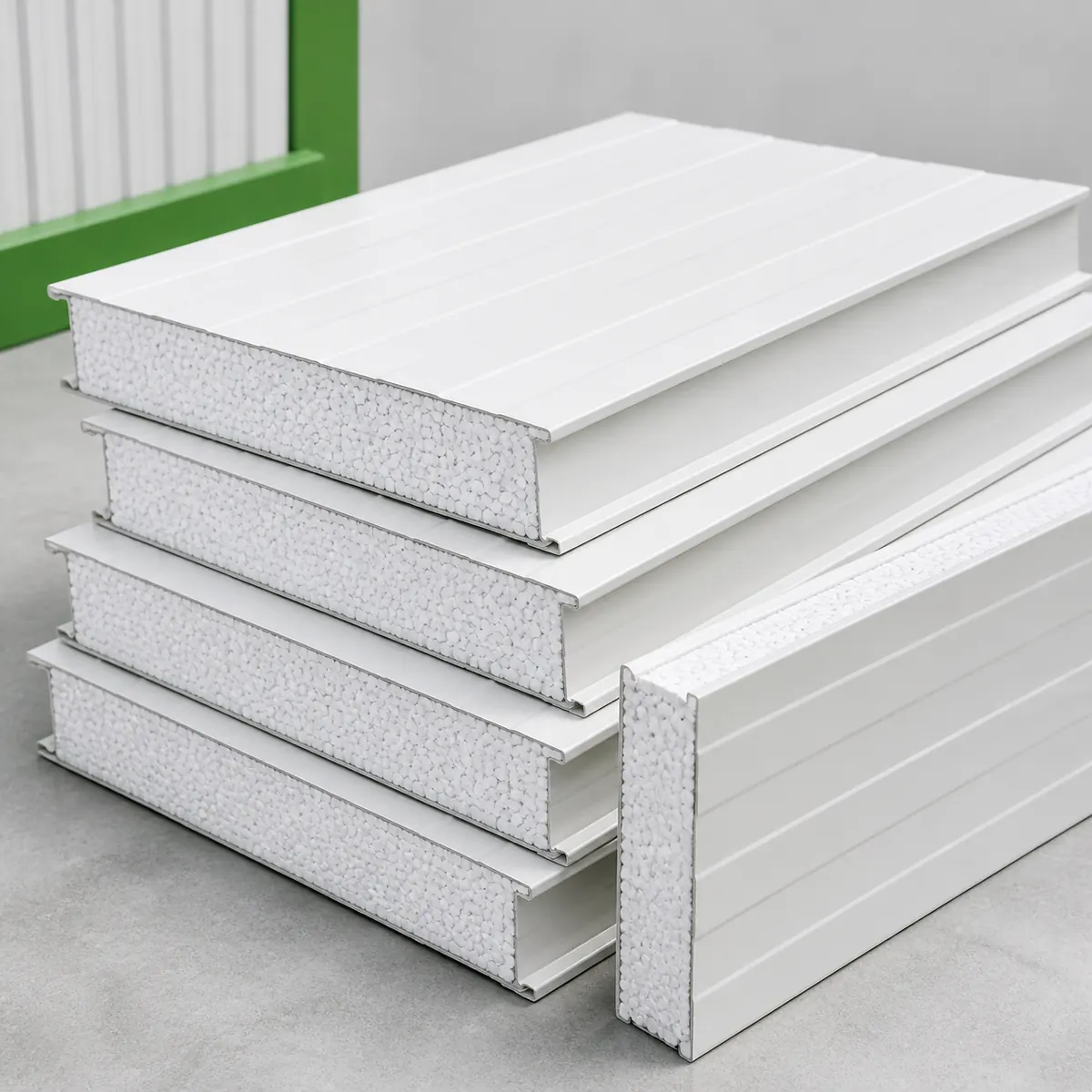 Minh họa mặt cắt tấm panel EPS